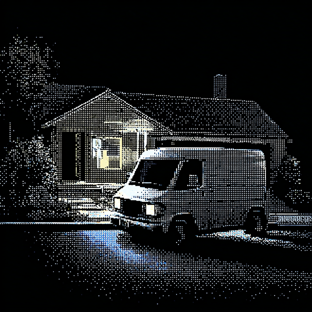 Delivery Vehicle on Route