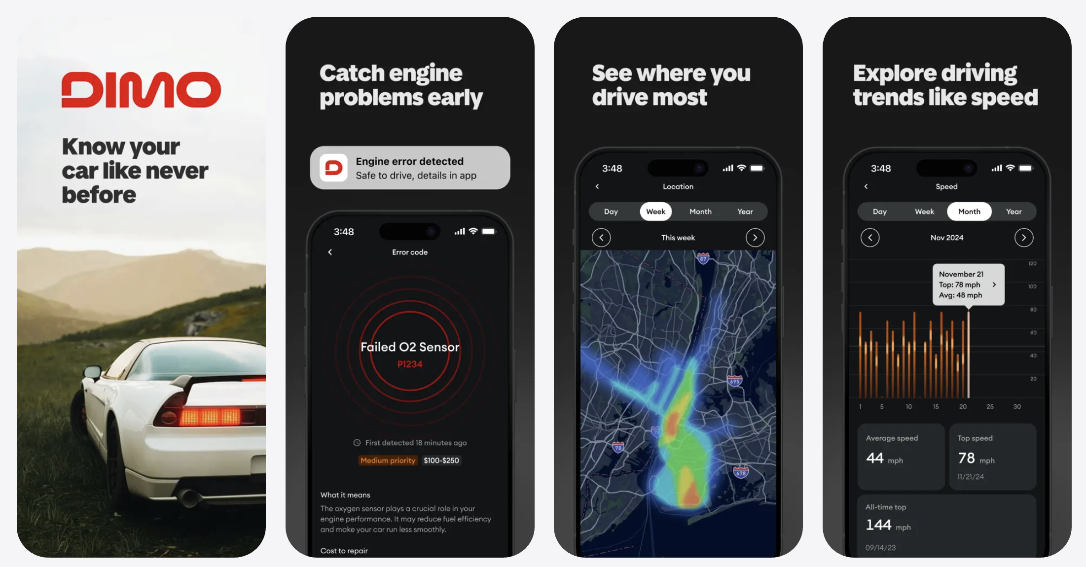 DIMO Mobile App on Phone