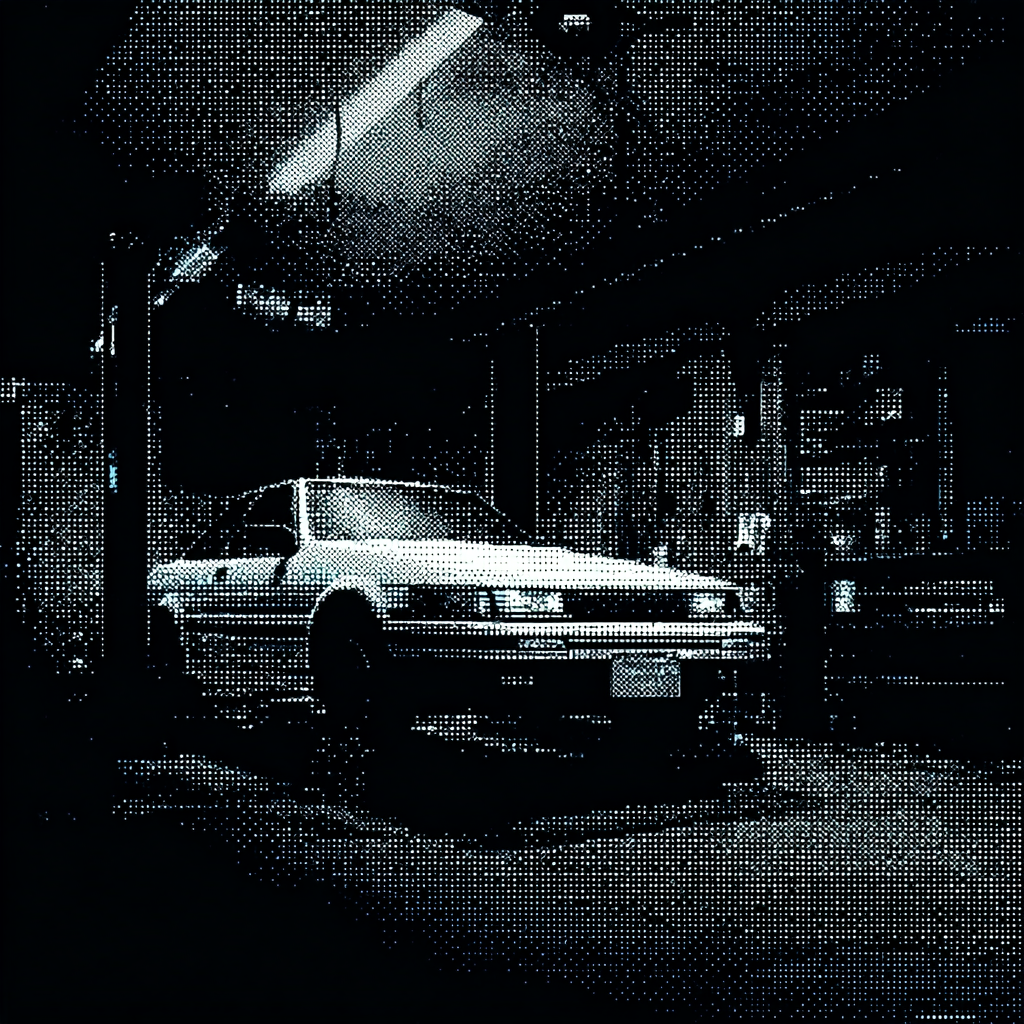 Mechanic Inspecting Delivery Vehicle